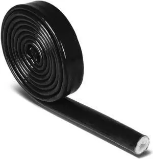 DNA Motoring FSH-FT-8MM-BK Black Heat-Shielded Fire Sleeve for Oil Fuel Lines & Electrical Wiring (8mm X 1-Ft)