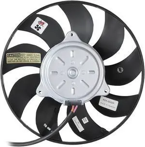 DNA Motoring OEM-RF-0296 For 2002 to 2008 Audi A4 1.8T 2.0T Quattro Factory Style Radiator Cooling Fan Assembly AU3117107 03 04 05 06 07