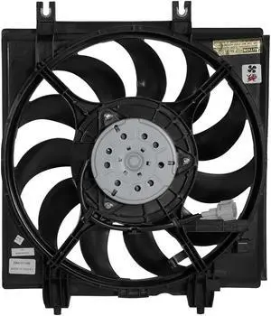 DNA Motoring OEM-RF-0251 For 2008 to 2013 Subaru Impreza Forester Turbo Right Position Factory Style AC Condenser Cooling Fan Shroud Assembly SU3115124 09 10 11 12