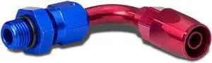 DNA Motoring FT-9070-8-90-8AN 8AN AN-8 Universal 90-Degree Oil/Fuel Line Hose End Male/Female Union Fitting