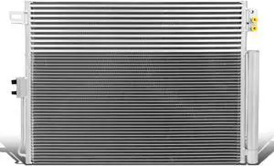 DNA Motoring OEM-CDS-3893 For 2011 to 2019 Dodge Durango Jeep Grand Cherokee 3893 Aluminum Air Conditioning A/C Condenser 12 13 14 15 16 17 18