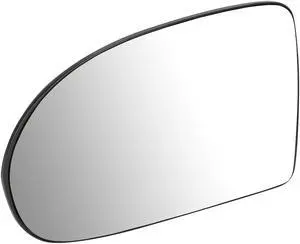 DNA Motoring OEM-MG-0071 For 2007 to 2017 Jeep Patriot Compass Factory Style Driver / Left Side Mirror Glass Lens with Backing Plate 08 09 10 11 12 13 14 15 16 68000019AA