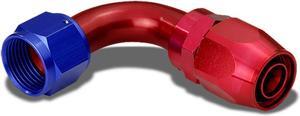 DNA Motoring FT-4010-090 10AN 90-Degree Swivel Fuel Line Hose Flare Union Adapter With Reusable End