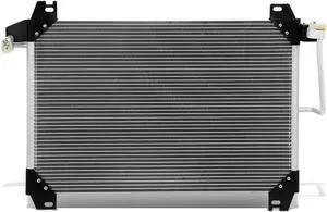 DNA Motoring OEM-CDS-3054 For 2002 to 2009 GMC Envoy Chevy Trailblazer Buick Rainier Oldsmobile Bravada 4.2L 5.3L 6.0L 3054 Aluminum Air Conditioning A/C Condenser 03 04 05 06 07 08