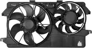 DNA Motoring OEM-RF-0125 For 2010 to 2013 Ford Transit Connect 2.0L Factory Style Radiator Cooling Fan Shroud Assembly FO3115180 11 12