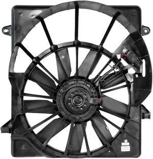 DNA Motoring OEM-RF-0044 For 2008 to 2012 Jeep Liberty Factory Style Radiator Cooling Fan Shroud Assembly CH3115159 09 10 11