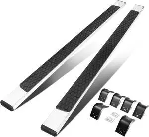 For 2009 to 2021 Dodge Ram Truck 1500 Quad/Extended Cab 5'' Stainless Steel Side Step Nerf Bar Running Board 12 13 14 15 16 17