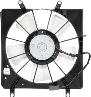 DNA Motoring OEM-RF-0173 For 1998 to 2002 Honda Accord 2.3L Left Position Factory Style Radiator Cooling Fan Shroud Assembly HO3115103 99 00 01