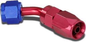 DNA Motoring FT-4004-090 4AN 90-Degree Swivel Fuel Line Hose Flare Union Adapter With Reusable End