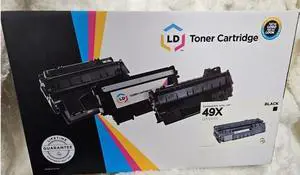 7-pack LD © Remanufactured Replacements for Hewlett Packard Q5949X (HP 49X) 7PK HY Black Toner Cartridges for HP LaserJet 1320, 1320n, 3390 All-in-One, 1320t, 1320tn, 1320nw, & 3392 All-in-One Printer