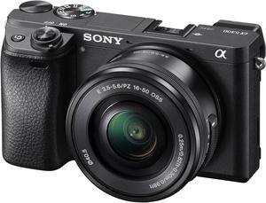 SONY ILCE6300LB Alpha a6300 Mirrorless Digital Camera w 1650mm Lens