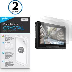 Dell Latitude 7212 Rugged Extreme Tablet Screen Protector, BoxWave [ClearTouch Crystal (2-Pack)] HD Film Skin - Shields From Scratches for Dell Latitude Rugged 12 | Latitude 7212 Rugged Extreme Tablet