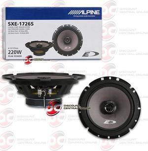 Alpine SXE-1726S 6.5 Inch 6 1/2" 2-way Car Audio Speakers 220w (Pair)