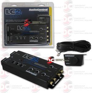 AudioControl LC2i PRO 2-Channel Line Output Converter with Impedance Matching, AccuBASS, GTO, Audio Signal Sense, 12V Turn-On and ACR-1 Dash Remote Subwoofer Control