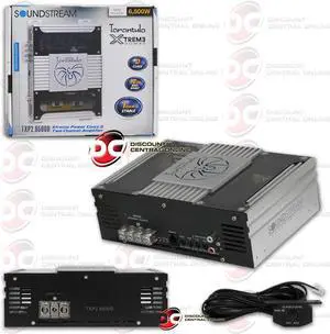 Soundstream TXP2.6500D 2-channel Class D Car Audio Amp Amplifier 6500 Watts