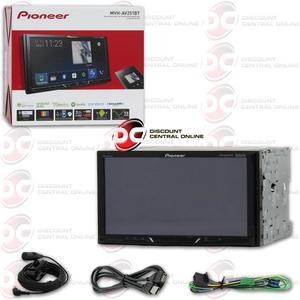 PIONEER MVH-AV251BT CAR 2-DIN 7" TOUCHSCREEN USB DIGITAL MEDIA BLUETOOTH STEREO