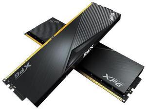 XPG Lancer DDR5 5200MHz 16GB (2x8GB) CL38 UDIMM 288-Pins Desktop SDRAM DDR5 Dual Channel RAM Kit Black Heatsink (AX5U5200C388G-DCLABK)