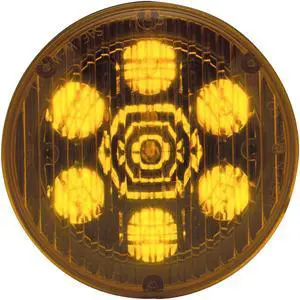 Whelen Engineering Wide angle Super-LED® Amber lighthead, Model# 2FA00ZAR