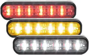 Whelen Engineering ION Series Linear-LED® TRIO Universal Red/Amber/White, Model# I3KC