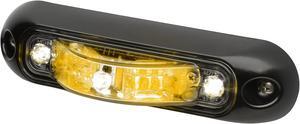 Whelen Engineering ION V-Series Super-LED® Surface Mount Amber with Black Housing, Model# IONSV3A