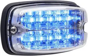 Whelen Engineering M4® Series Blue with Clear Directional Lens, Model# M4BC