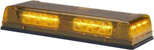 Whelen Engineering Responder LP Mini Light bar, Six CON3 Super-LED® Modules, Permanent Mount, Amber, Model# R1LPPA