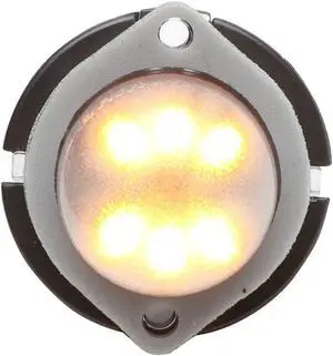 Whelen Engineering Vertex Super-LED® Light Omni Directional Lighthead, Amber, 9' Cable, Model# VTX609A