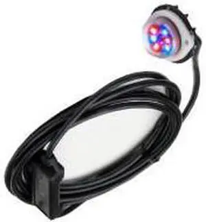 Whelen Engineering Vertex Super-LED® Light Omni Directional Lighthead, DUO color Red/Blue, 9' Cable, Model# VTX9J