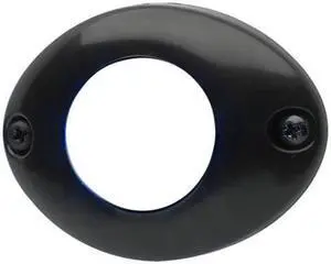 Whelen Engineering Vertex Super-LED® Light Flange Kit, Surface Mount, Black, Model# VTXFB