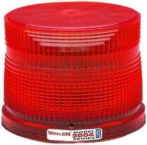 Whelen Engineering Replacement Low Dome for L21 / L22 / L10 Series Beacons, Red, Model# DL2000R