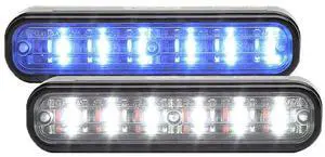Whelen Engineering ION Series Linear-LED® DUO Universal Blue/White, Model# I2E