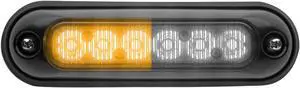 Whelen Engineering ION Series Super-LED® Surface Mount Amber/White, Model# IONSMF