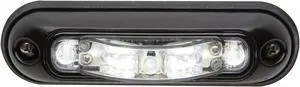 Whelen Engineering ION V-Series Super-LED® with Directional Surface Mount White with Black Housing, Model# IONSV1C