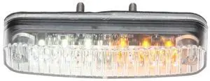 Whelen Engineering Micron® Series Amber/White Stud Mount with Clear Lens, Model# MCRNTF