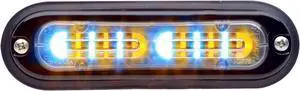 Whelen Engineering ION T-Series® DUO Interleaved Blue/Amber Blue/Amber, Model# TLI2M