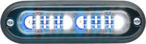 Whelen Engineering ION T-Series® DUO Interleaved Blue/White Blue/White with Smoked Lens, Model# TLI2EX