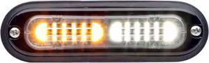 Whelen Engineering ION T-Series® SOLO Split Amber/White with Smoked Lens, Model# TLIFX