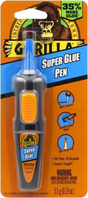 Gorilla Super Glue Pen: 5g (Clear)