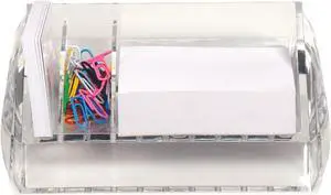 Swingline Stratus Memo & Paper Clip Holder: 7 in. x 5 in. x 2-1/2 in. (Clear)
