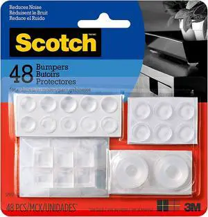 Scotch Bumpers [Multi-Shape]: 48-pack (Clear)