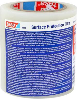 tesa Surface Protection Film Tape (4848 PV1): 4-0.92 in. x 109 yds. (Translucent)