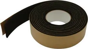 FindTape Polyester Felt Tape [4mm thick] (FELT-09): 2 in. x 10 ft. (Black)