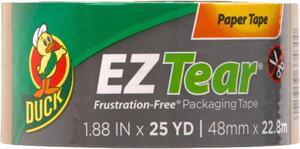 Duck Brand EZ Tear Paper Tape: 1.88 in. x 75 ft. (Tan)