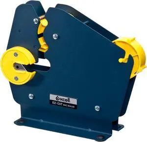 Excell EZ-CUT Wide Neck Bag Sealer Tape Dispenser (ET-808K): For tape up to 15mm wide (Blue)