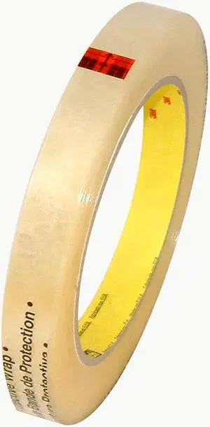 3M Removable Repositionable Double Sided Tape [Linerless] (665): 3/8 in. x 72 yds. (Clear)