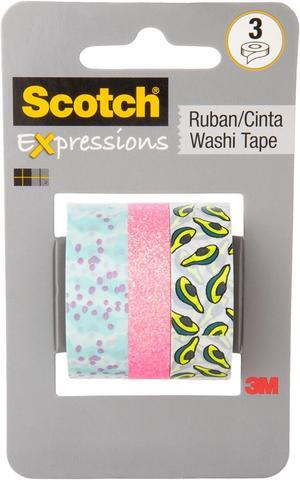 Scotch Washi Tape [3-Pack]: 3-pack / Assorted (3 patterns) Style #32