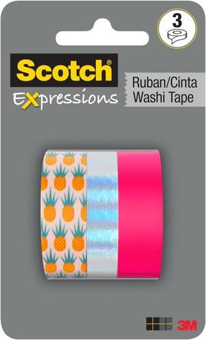Scotch Washi Tape [3-Pack]: 3-pack / Assorted (3 patterns) Style #4
