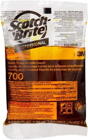 Scotch-Brite Quick Clean Griddle Liquid: 3.2 oz.