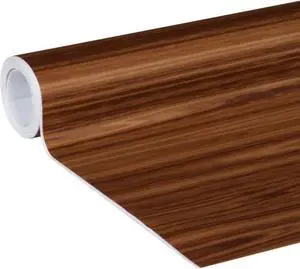 Duck Brand EasyLiner Removable Adhesive Shelf Liner: 20 in. x 15 ft. (Dark Oak)