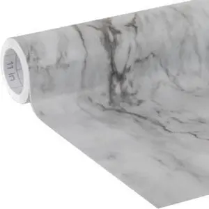 Duck Brand EasyLiner Removable Adhesive Shelf Liner: 20 in. x 15 ft. (Grey Marble)